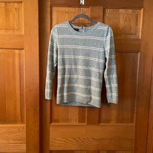 Talbots Green Striped Sweater